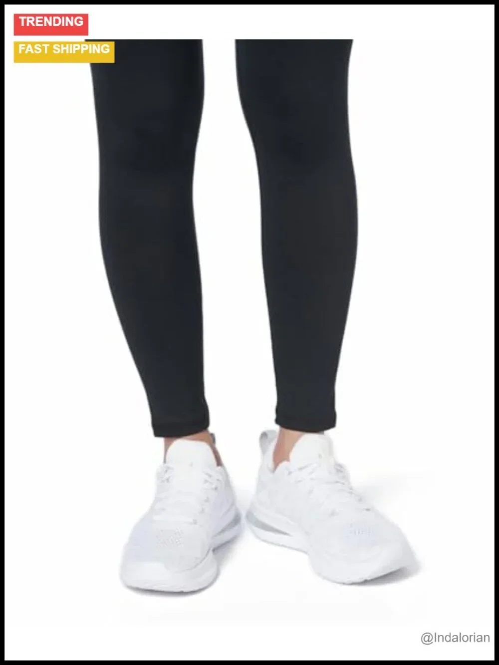 ColdGear Authentics Leggings High Stretch Polyester Blend Mid Rise Cropped